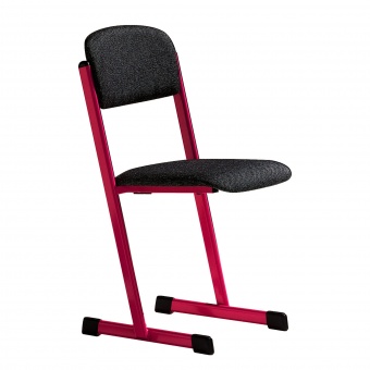 Lehrerstuhl, mit Sitz- und Rückenpolster, T-Fuß, Sitzhöhe: 46 cm Lehrerstuhl, mit Sitz- und Rückenpolster, T-Fuß, Sitzhöhe: 46 cm